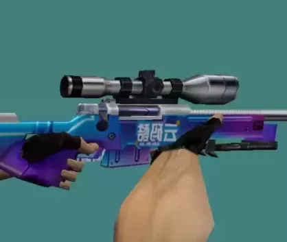 这把CS1.6蓝紫渐变AWP应该叫什么名-枪械模型下载