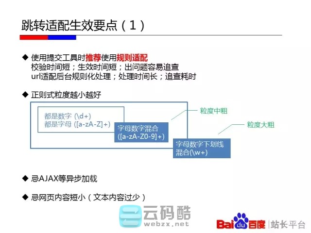 云码酷 【移动搜索优化】如何让百度更喜欢你的移动站_移动化技术选型对百度友好度全解_移动网站SEO优化 搜索优化,如何,百度,喜欢你,技术 SEO自学 171805vo3hv98d83rmzms6