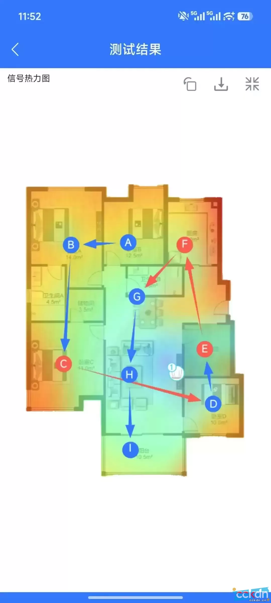 云码酷 CCKDN WiFi信号可视化神器！吾爱爆火，全屋网络死角一键排查 信号,可视化,神器,WiFi 设备应用 